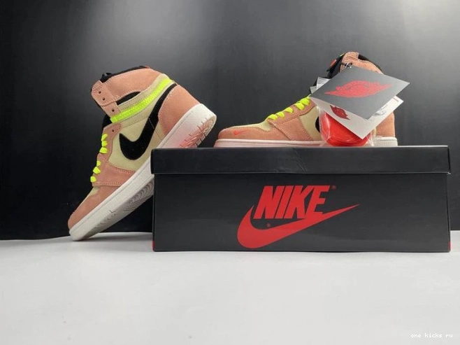 Cheap High Switch Jordan 1 Peach CW6576-800 Air 0726